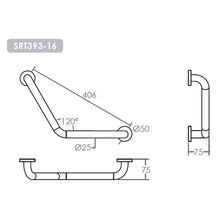 Load image into Gallery viewer, SORENTO Stainless Steel 304 Grab Bar SRT393
