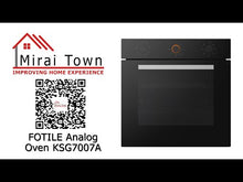 在图库查看器中加载和播放视频，FOTILE Analog Oven KSG7007A
